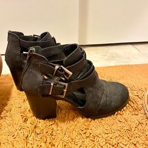 Cute Black ankle booties